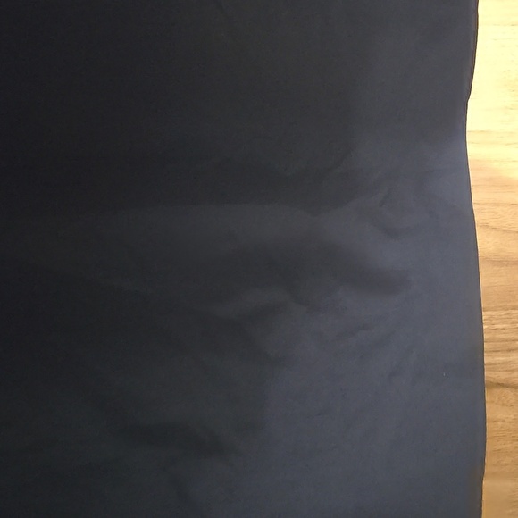 COS-Elastic Waist & Pockets Midi 100% Polyester Navy Skirt-Size 2 - Picture 6 of 12